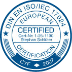 DIN ISO 17024 Siegel