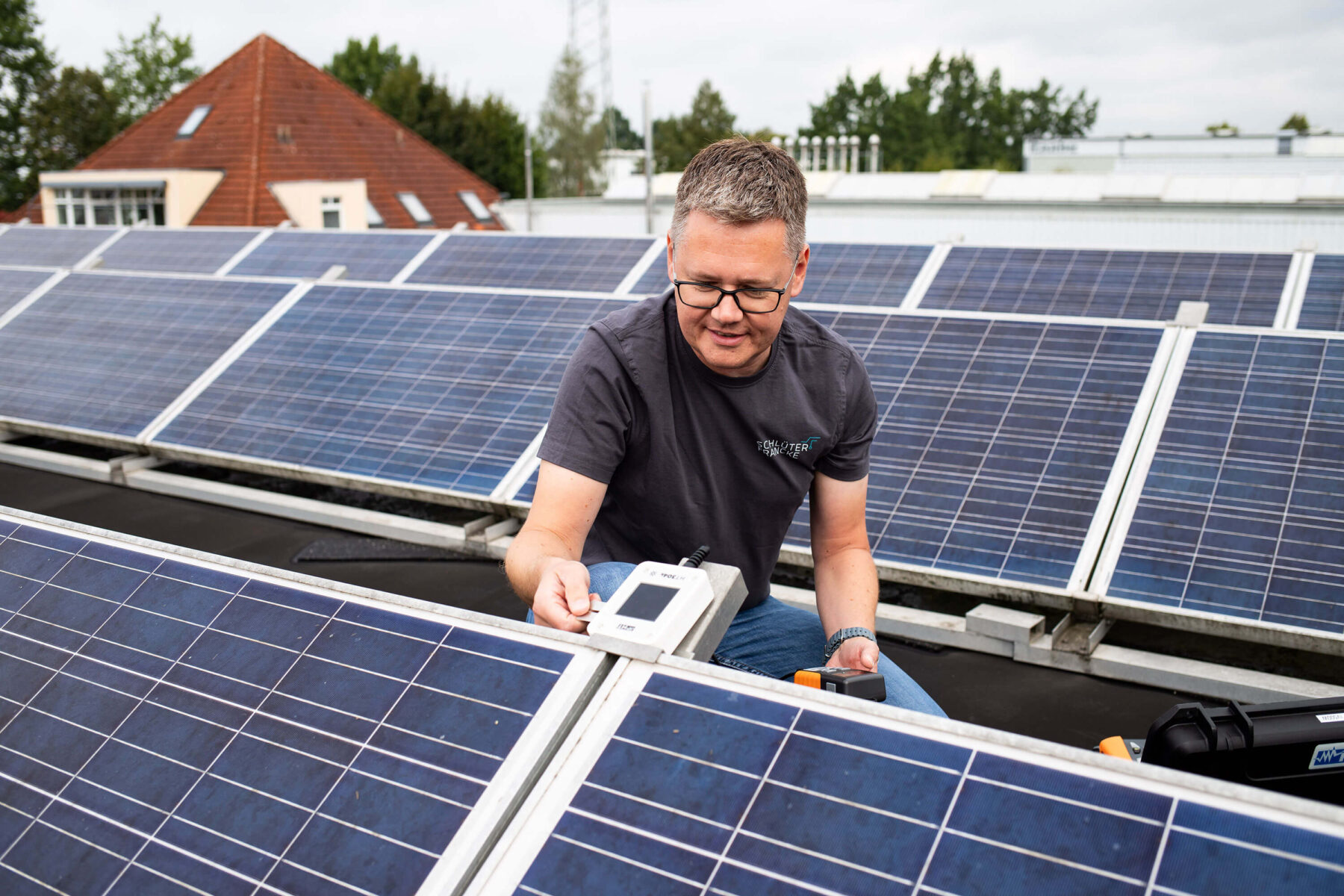 Due-Diligence-Prüfung an einer PV Anlage. Durchgeführt von Stephan Schlüter